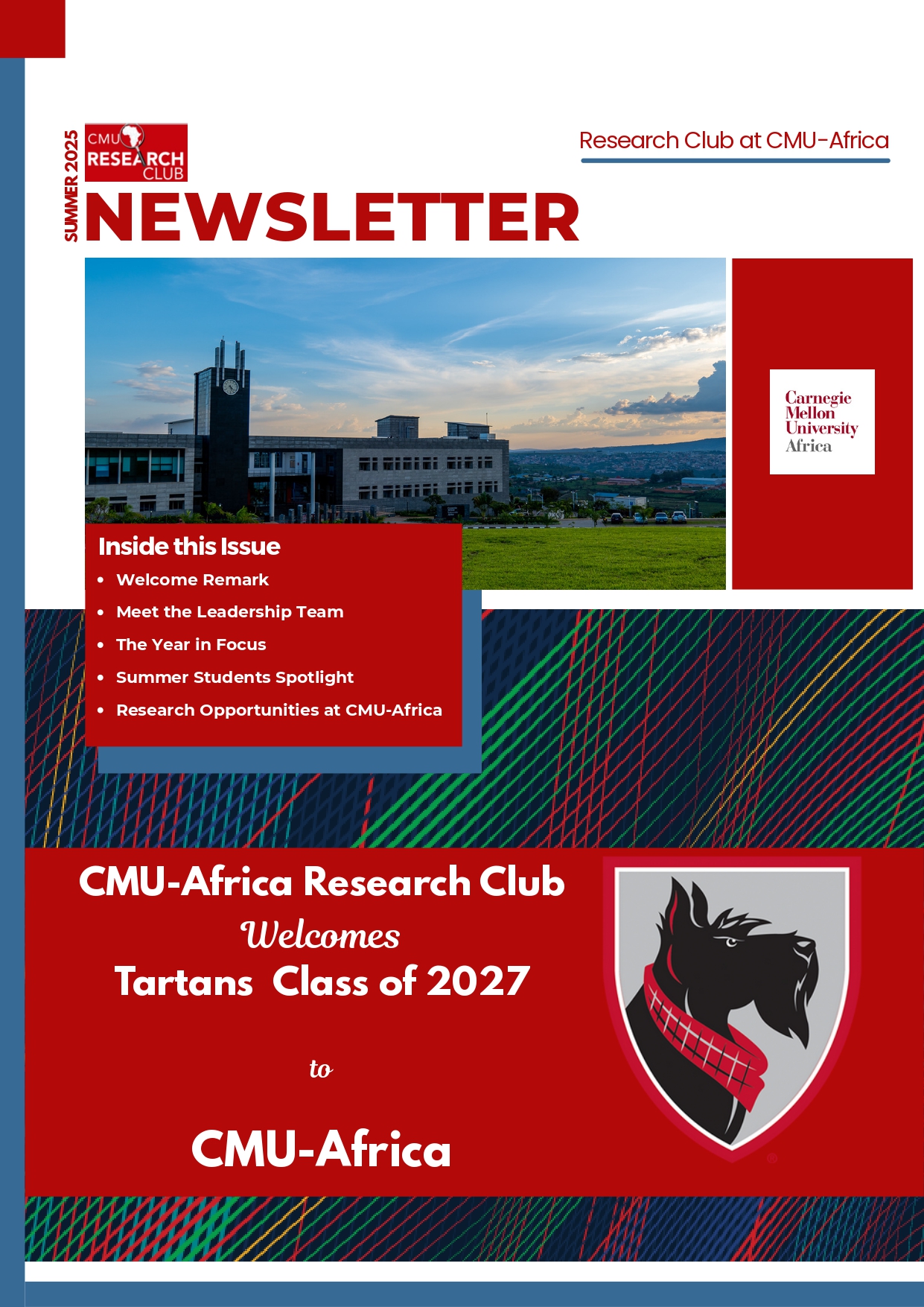 Summer 2025 Newsletter Front Page